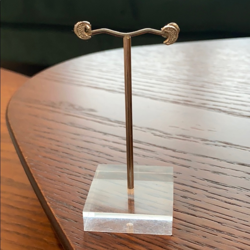Anthropologie moon earrings